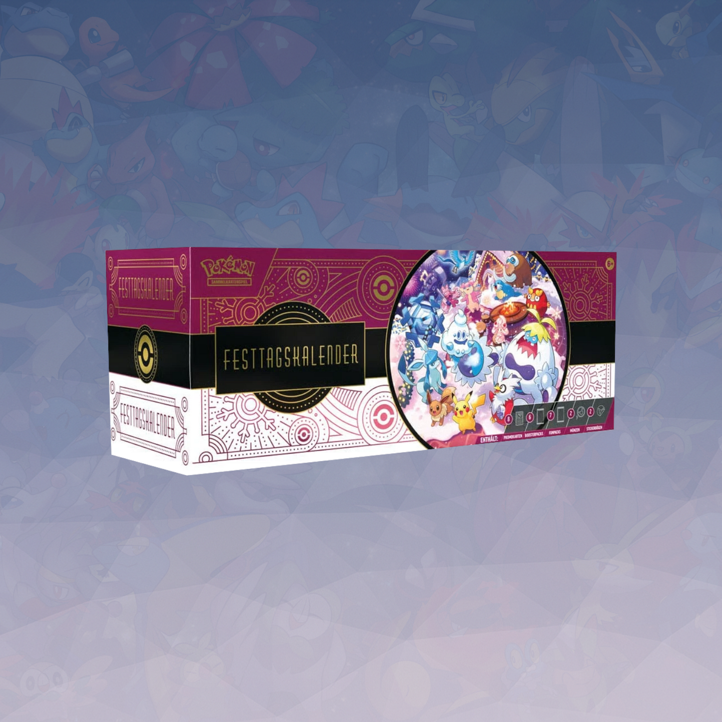 Pokemon Festtagskalender 2025 - Deutsch