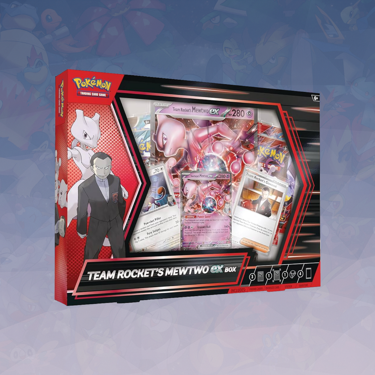 Team Rockets Mewtu ex Box - Englisch