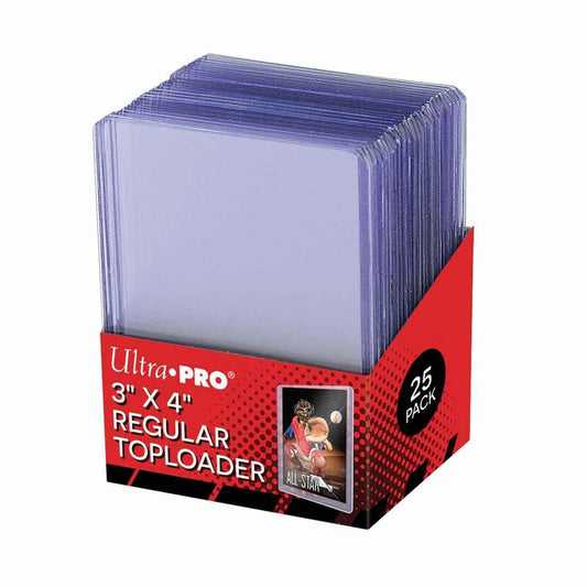 Ultra Pro - 25 Regular Toploader 3" x 4"